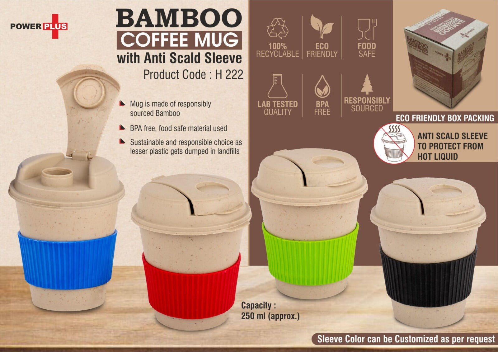 Bamboo Coffee Mug